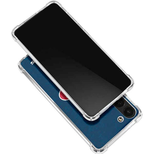 NFL Houston Texans Distressed Galaxy S24 FE Clear Case